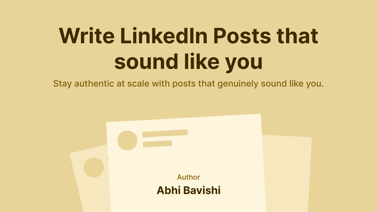 Linkedin Posts Like How to Write LinkedIn® Posts That Sound Like You (Not AI) | Reepl
