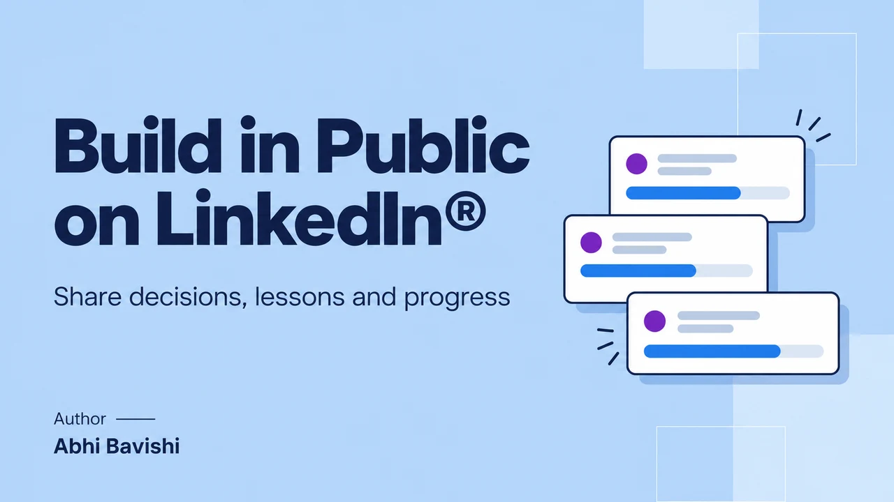 Building in public on LinkedIn® before you have big wins