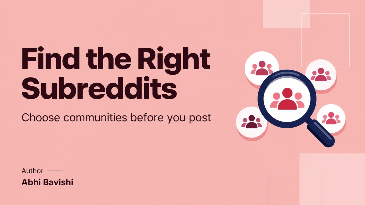 How do you find the right subreddits for your business?