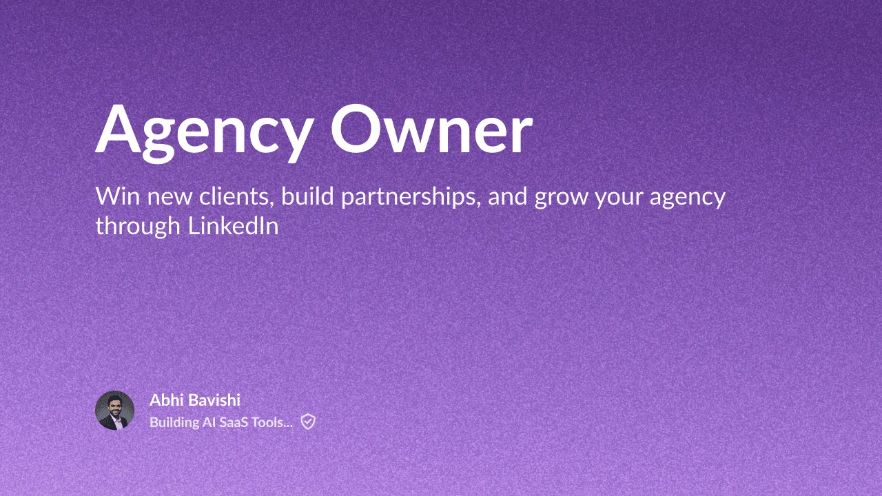 Agency Owner