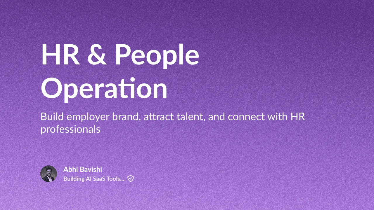 HR & People Operations