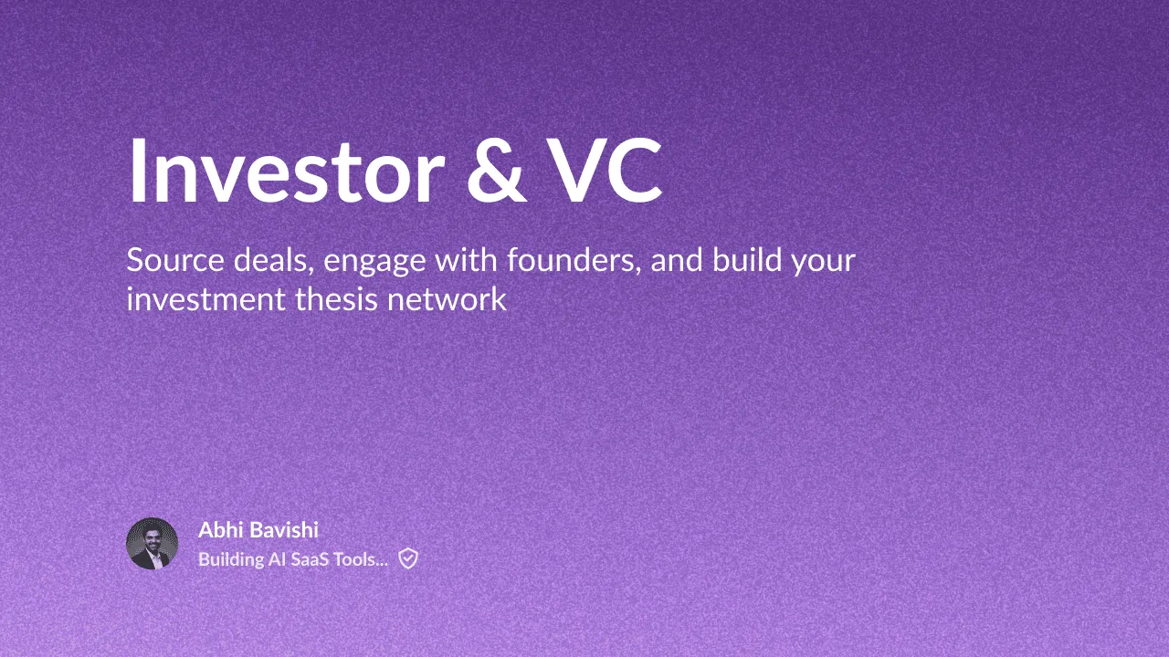 Investor & VC