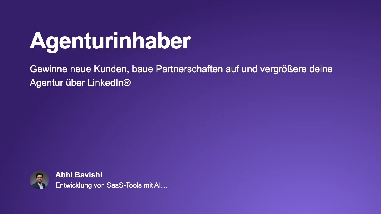 Agenturinhaber