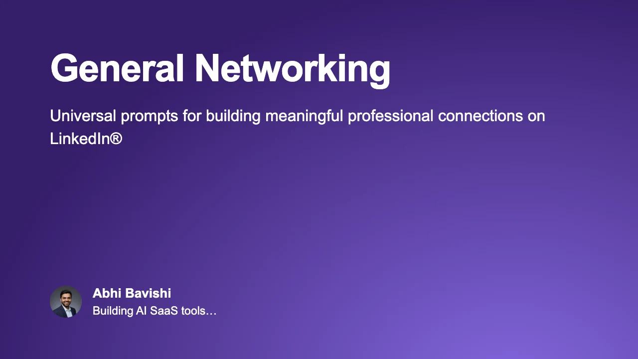 General Networking