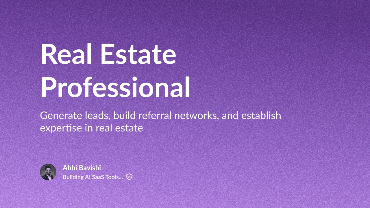 Real Estate Professional